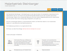 Tablet Screenshot of maler-steinberger.de